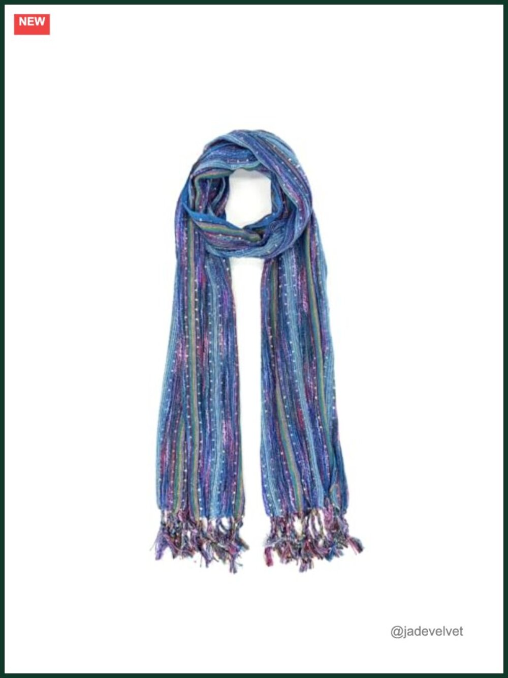 Lightweight Woven Fringe Scarf Shawl Wrap for Women